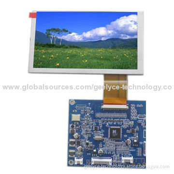 LCD controller boards with 6.2 inches, LED back-light
